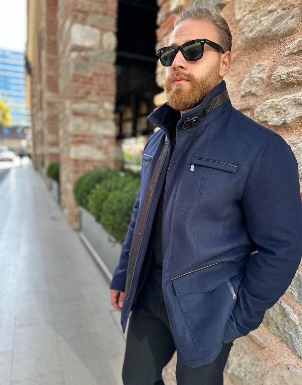 İçi Kürklü Yün Kaşe Ceket